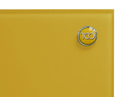 Стеклянная доска для маркера TCO 45х45  жёлтая